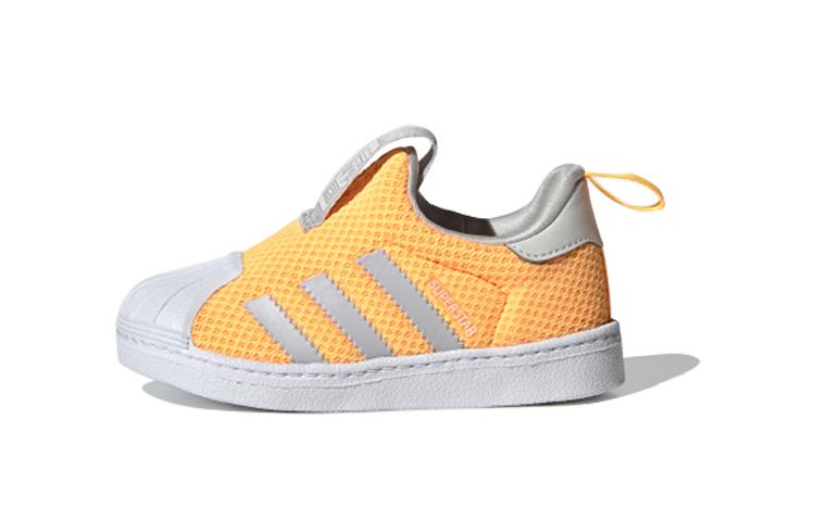 

Adidas Originals SUPERSTAR 360 Abrasion Resistant Abrasion Resistant Low top Toddler Shoes Orange Yellow Gray FV3376 21