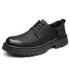 Men's Shoes 2025 Autumn and Winter New Casual British Cowhide Leather Shoes Low-top Tooling Martin Boots Trendy Shoes Men