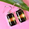 54.75 Ct NATURAL Tourmaline CERTIFIED Bi-Color Emerald Earring Pair Gemstone MY.ER-29-NS