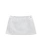 Crank Pocket Belt Micro Skirt_White