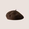 Vintage Wool French Beret for Women Solid Fashion Simple Casual Beret Solid Classic Breathable Soft Comfortable Hat for Fall Winter