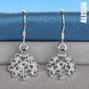 925 Sterling Silber Baumförmiger Anhänger Piercing Ohrringe Modischer Hochzeitsschmuck