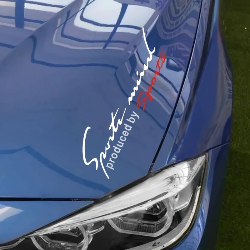 Sports Mind Decal Car Sports Car Suv Hood Body Side Window Reflective Vinyl Trim Graphic Stickermotorcycle Sports Ornament