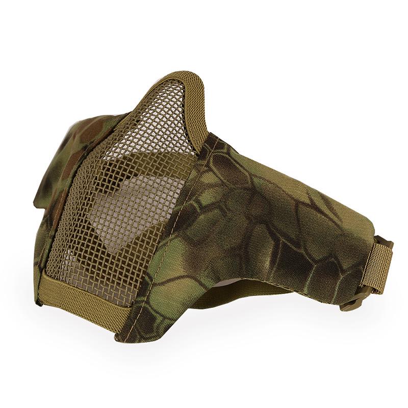 Outdoor Cycling Breathable Steel Wire Tactical Mask for CS Field Protection