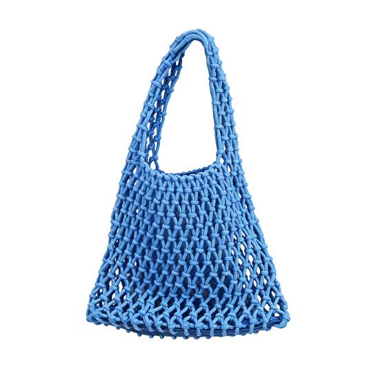Hand Braided Tote Bag Large Capacity Boho Handbag Women Summer Beach Tote Rope Braided