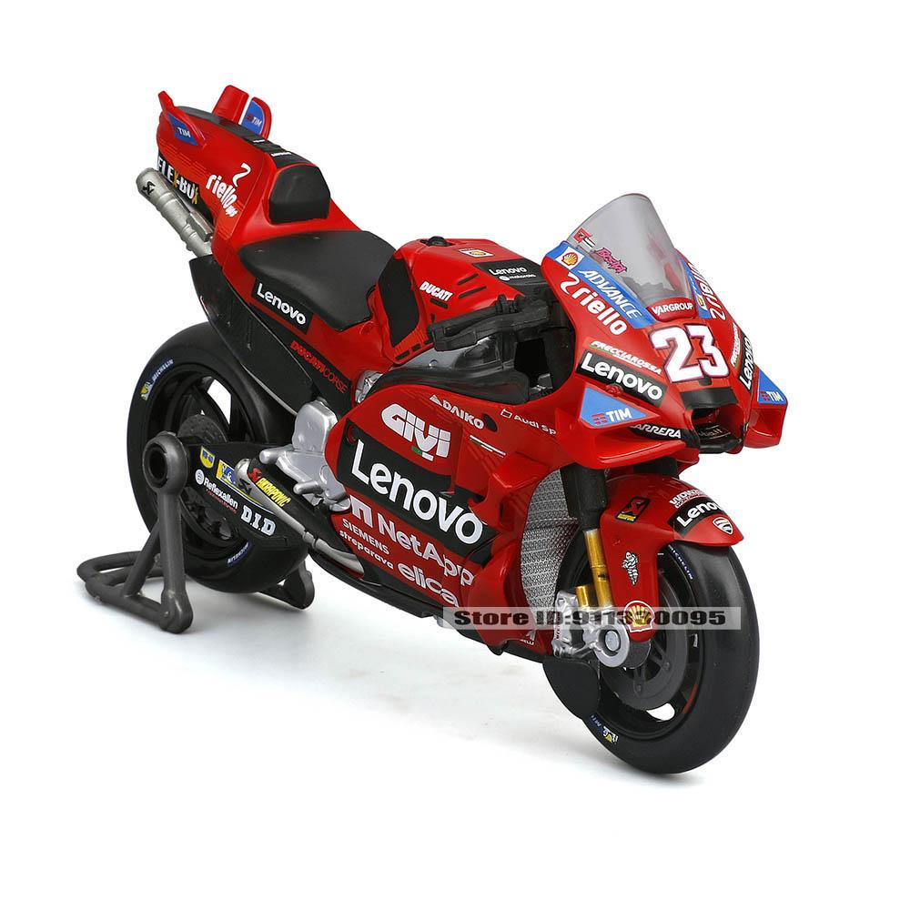 Maisto 1:18 2024 Ducati Lenovo Team #1 Bagnaia Champion Driver Moto GP Racing Casting Alloy Motorcycle Model Collection Gift Toy
