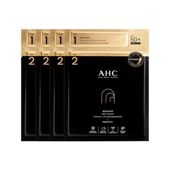 AHC Masters Sun Patch 2-Step (Sunscreen 1.5ml) x 4 Packs / Golf Patch (31943721)