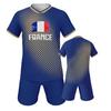 Soccer Jersey Shorts France Football Shirts Team Training Outfit Breathable Soccer Kit
