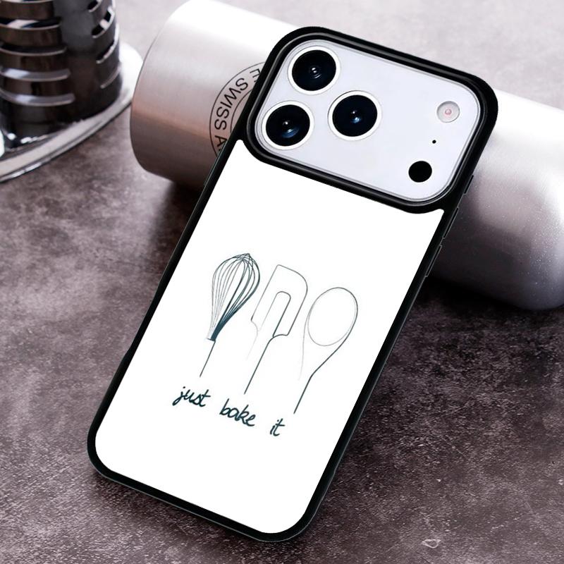 Love Baking Chef Knife print Phone Case for iPhone 17 16 15 Pro Max Air 14 13 12 11 Plus Shockproof Capa Cover