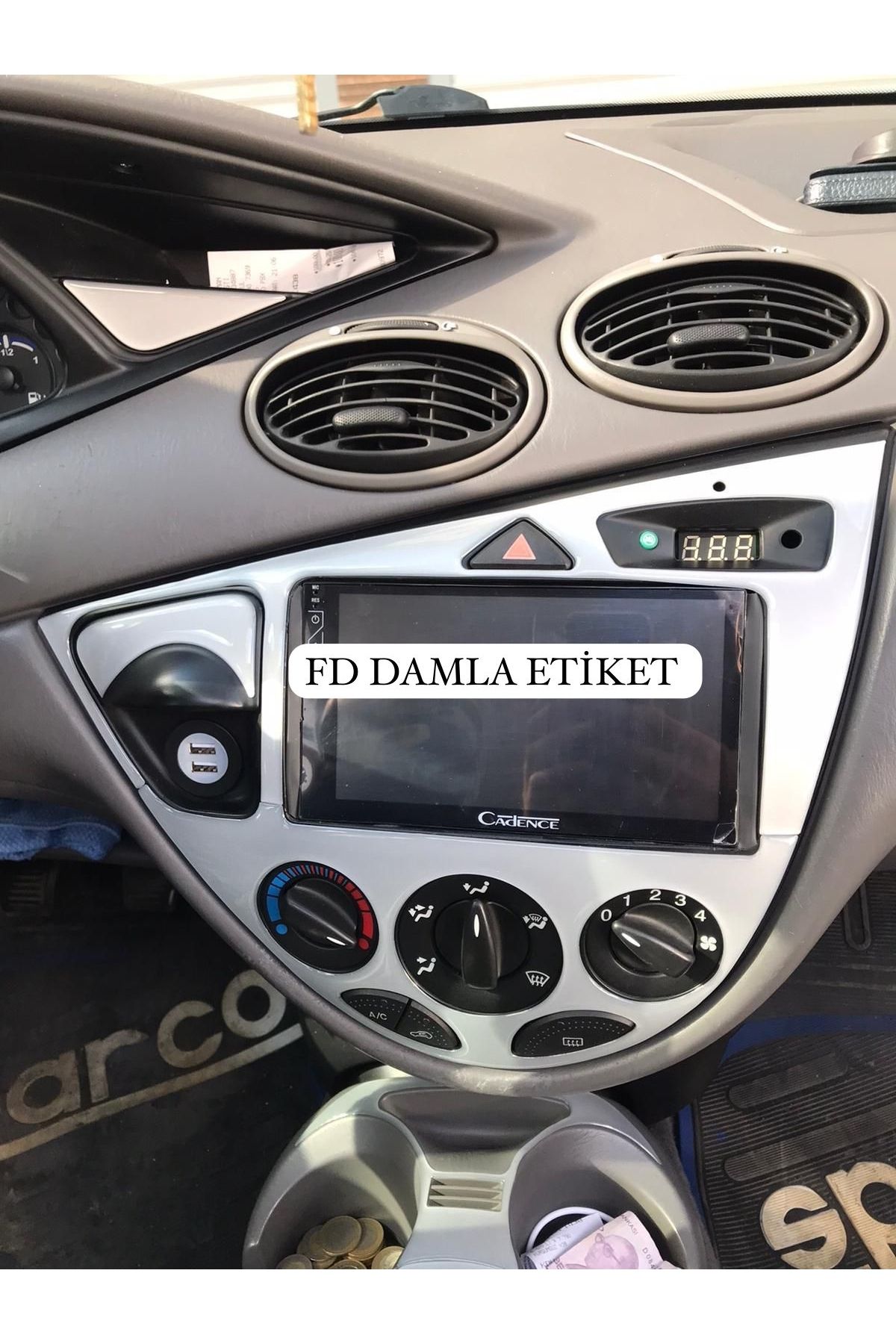 

Ford Focus 1 Full Set Torpido, Konsol, Trim, Göğüs Kaplama Set Gümüş Gri Renk Özel Dizayn
