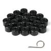 20Pcs for VW Tiguan Golf MK5 Passat B7 Wheel Tire Hub Cap Nut Bolt Cover Rim Tyre Screws Plugs Studs Car Decorations Accessories