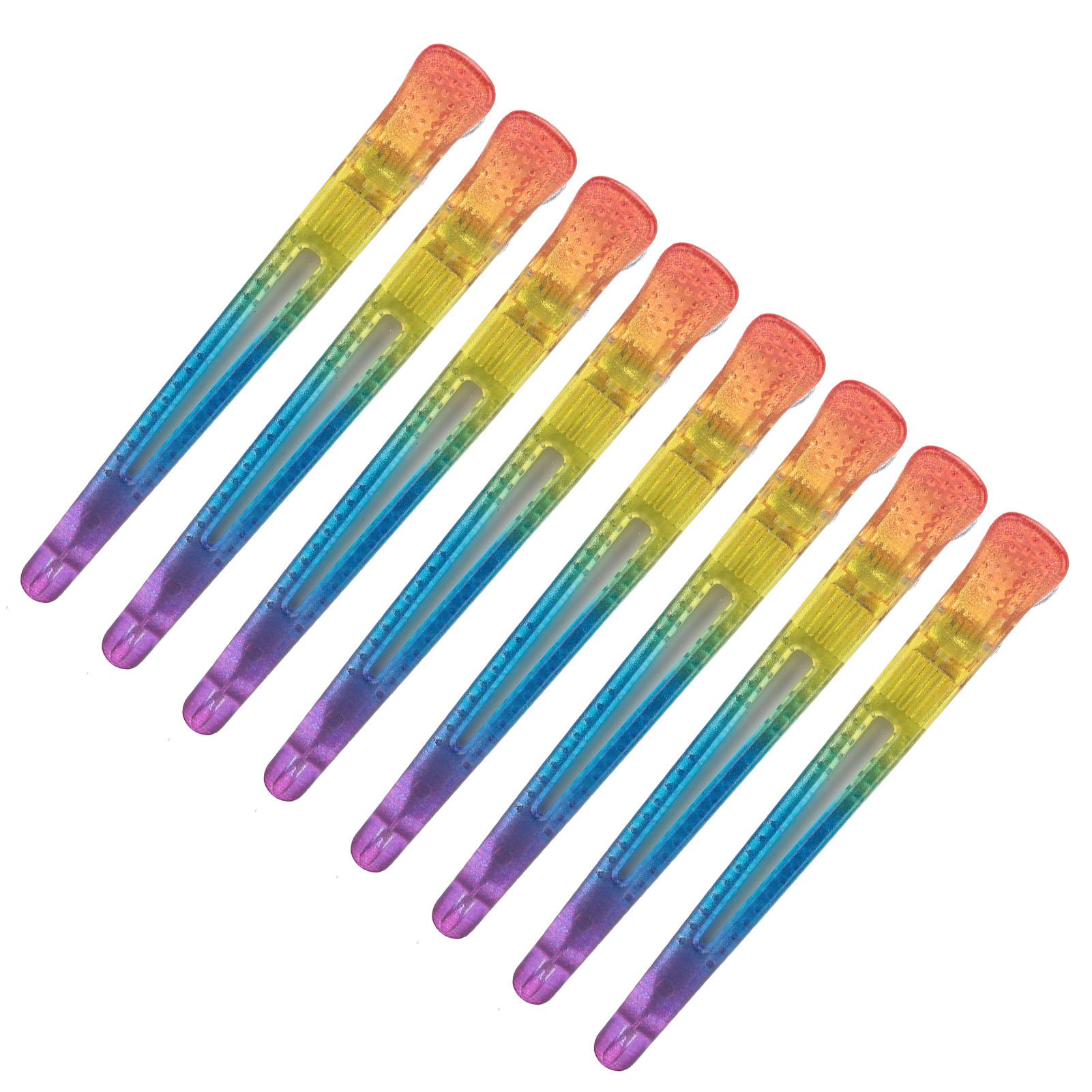 

8 шт. Заколка-утиный клюв, заколка для волос, парикмахерская, зажим для прически для парикмахерской, парикмахерской