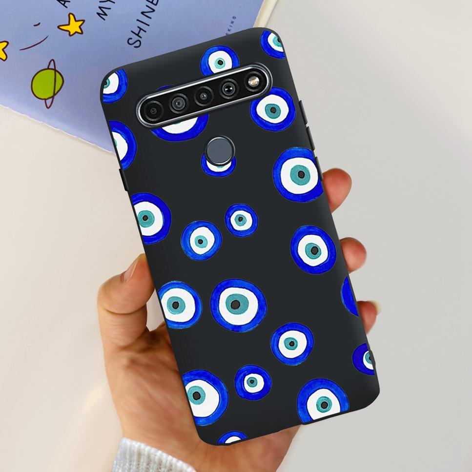 For LG K41S K 41S Case 2020 Black Silicone Cute Fashion Flower Shockproof Bumper For LGK41S LM-K410 Phone Back Cover 6.55" Funda