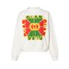 (WMNS) Vintage Logo Cotton Sweatshirt 'Off White' Women's 717406-XJE5N-9095