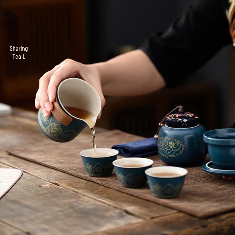 Tuopai Portable Ceramic Chinese Tea Set