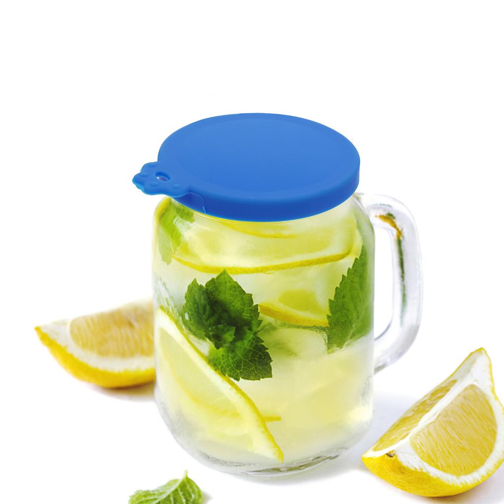 Silicone Can Lids For Soda Cat Food Wide Mouth Jars Reusable Beverage Covers Cup Sealing Lid Storage Caps Kitchen Bar