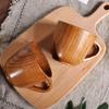 1 Pcs Wooden Big Belly Cups Handmade Natural Spruce Wood Beer Tea Coffee Milk Water Cup Kitchen Bar Drinkware Wholesale