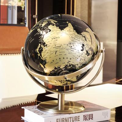 Globo mundial de mesa retrô, acessórios de decoração para casa, globo, terra, 20cm, luz, luxo, ornamentos, mapa mundi, geografia, escritório