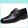 Leather Loafers For Men With Breathable Pu Material Casual Dress Shoes For Spring And Summer Wear