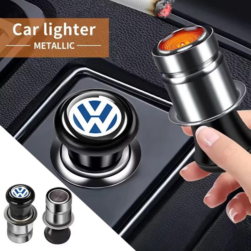 2026 Hot For VW VOLKSWAGEN Car Cigarette Lighter NewCigarette Lighter Plug Car Accessories For Volkswagen VW Rline Amarok T5 Pha