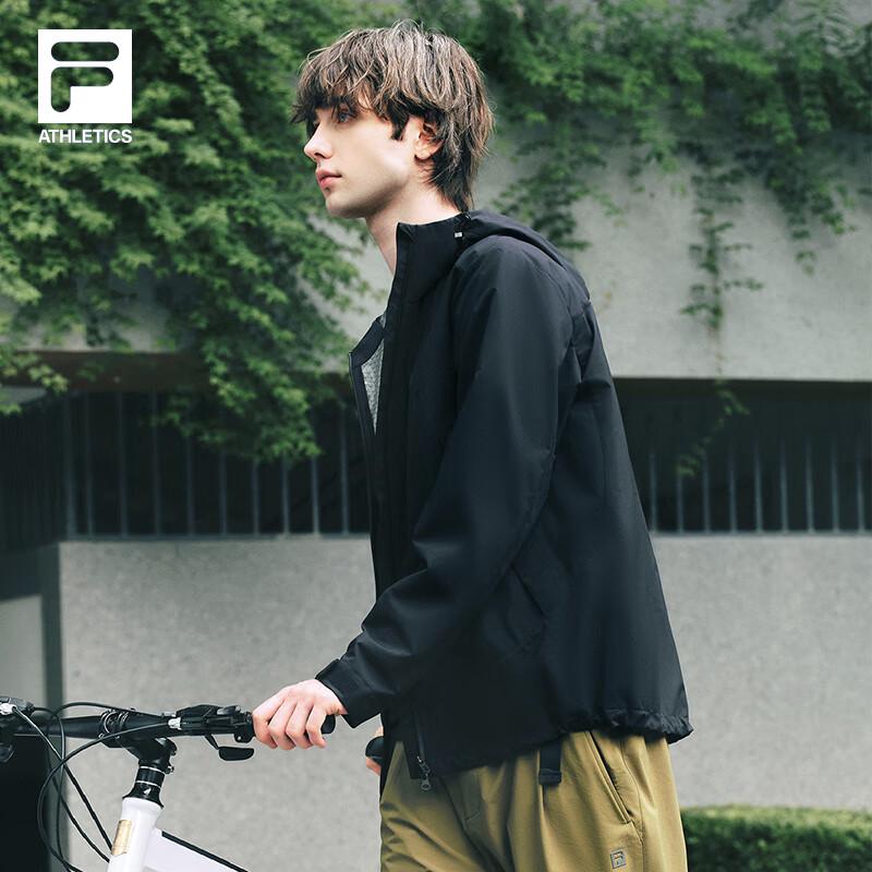 Fila Unisex Woven Hooded Windbreaker Jacket