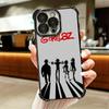G-Gorillaz Anime Weiche Handyhülle Für iPhone 15 16 17 Air 14 Pro Max 16E Plus 13 12 Mini Galvanisiert Anti-Fall Fundas