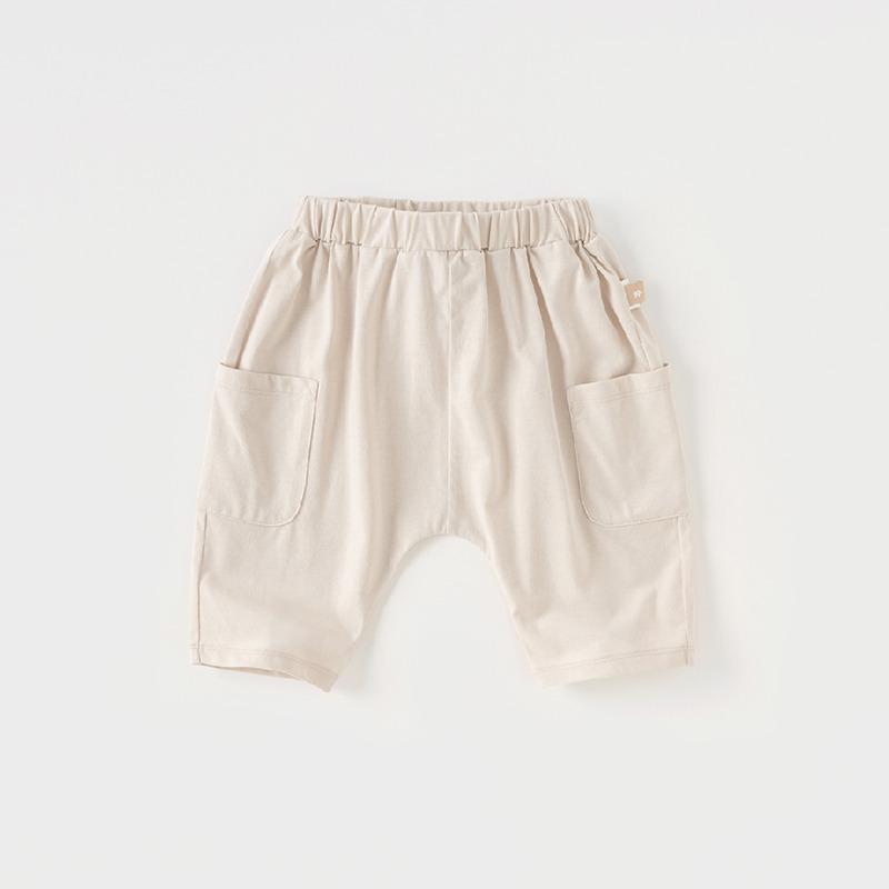 David Bella Boys' Cool Seven Quarter Pants Summer Clothes Baby Big PP Pants Children's Antibacterial Harem Pants