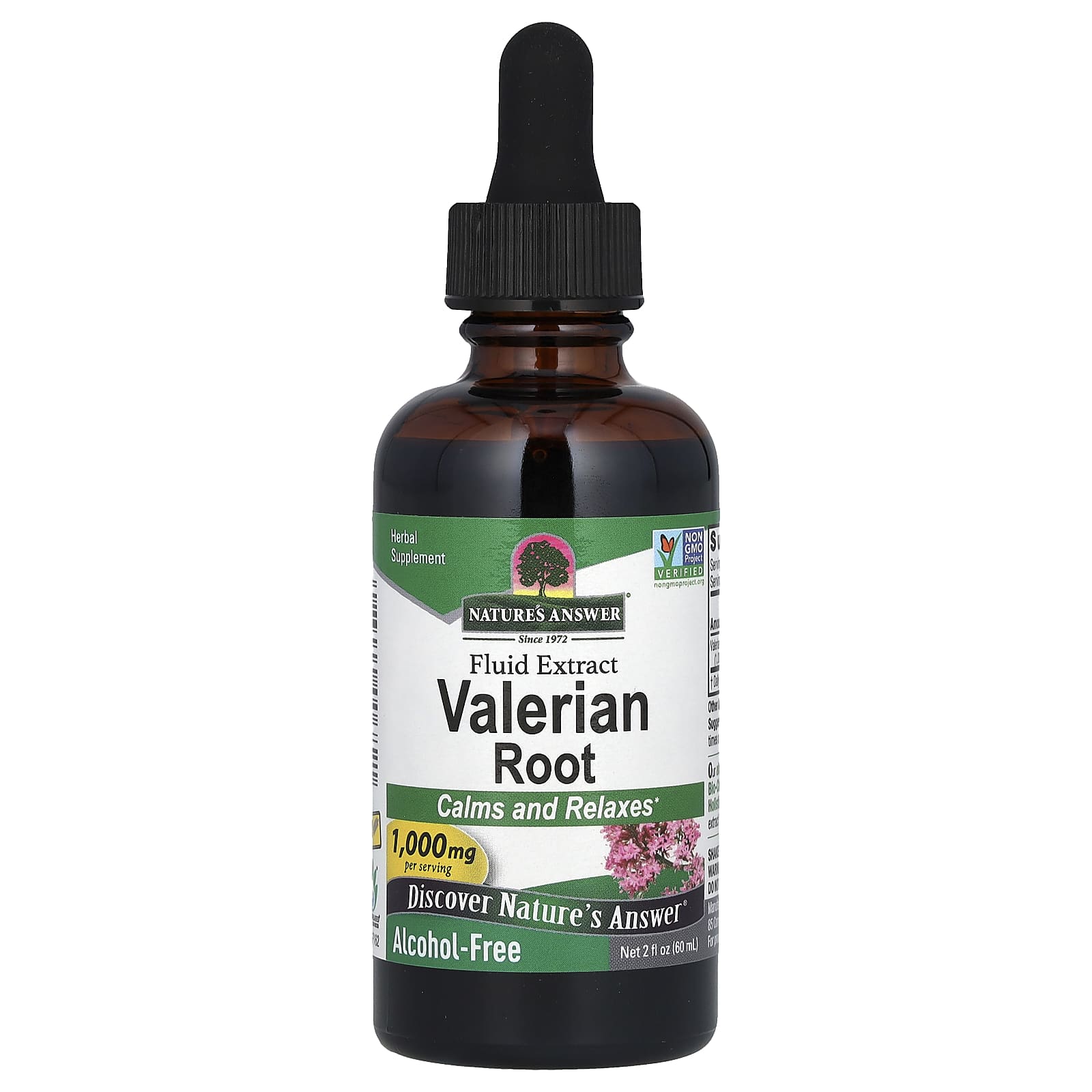 

Nature S Answer, Valerian, Liquid Extract, Alcohol Free, 1,000Mg, 60Ml(2Fl Oz)