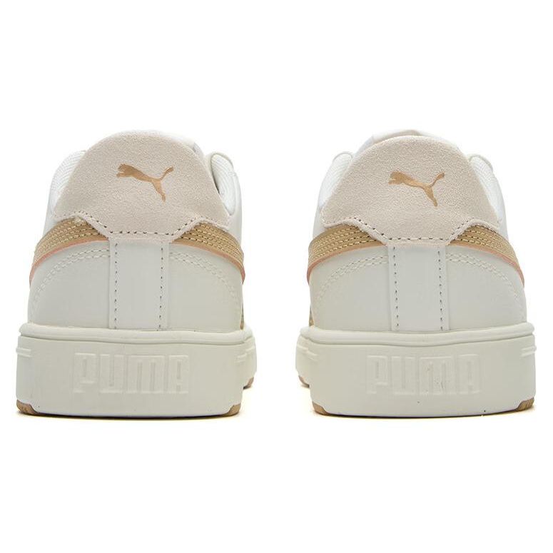 Puma Serve Pro Lite Comfortable Low-Top Sneakers Unisex Sneakers White Yellow 374902-32