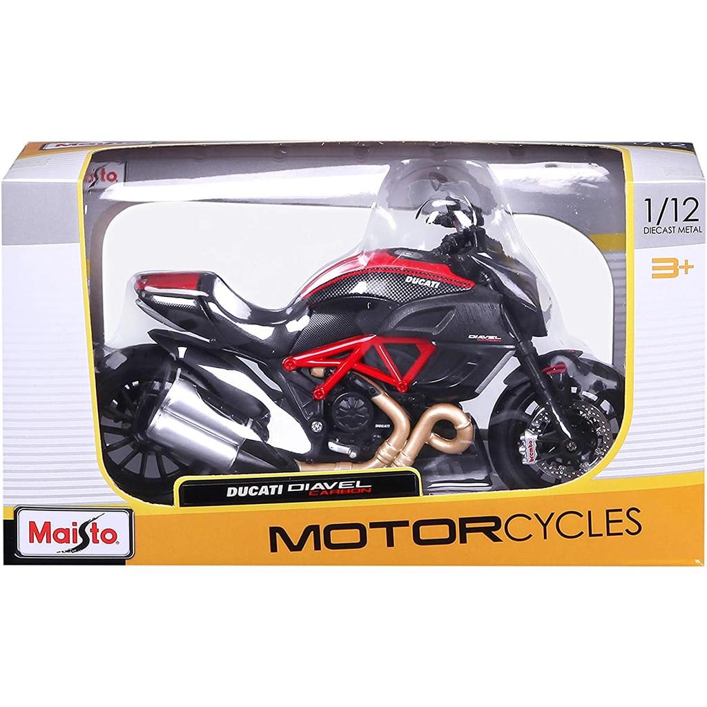 Maisto 1/12 Scale Ducati Diavel Carbon Motorcycle Bike Model (On-Road) 31101(11023)