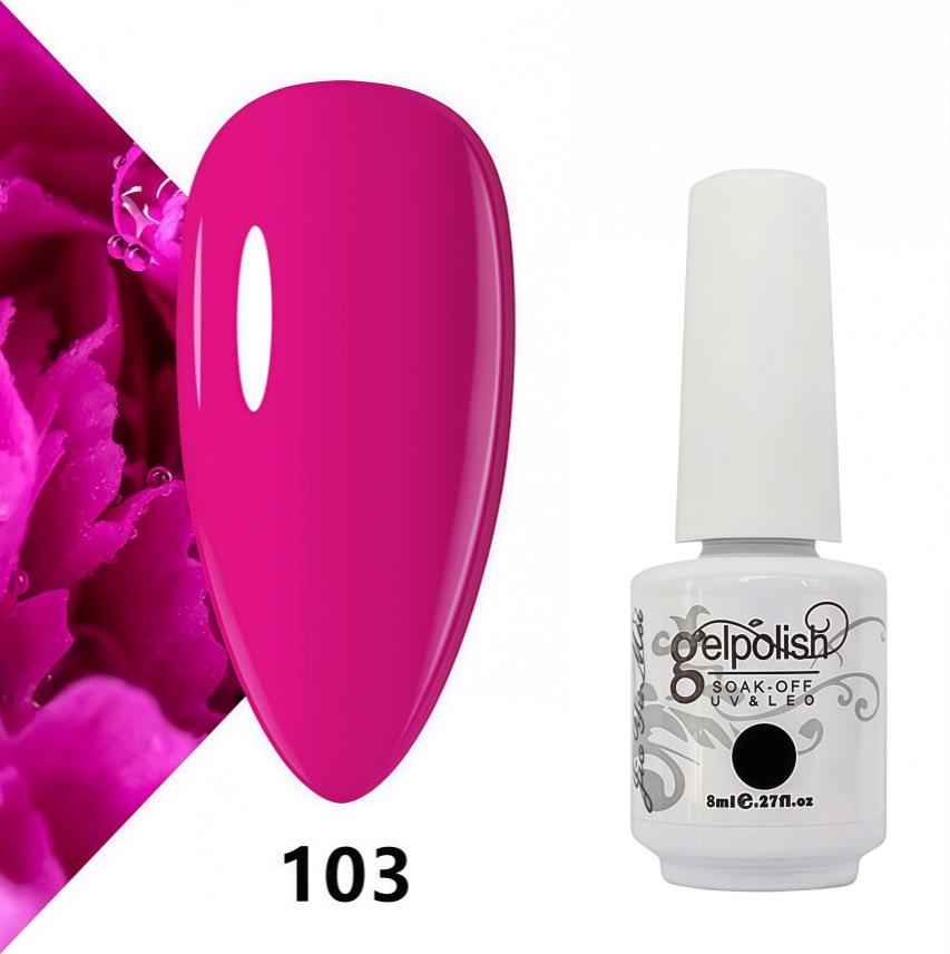 Amber Gel Polish Set: Gel Polish Manicure Kit with Whitening, Base Coat, and Sealer.