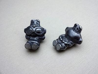 Nambu Ironware Iron Supplementation Nambu Iron Figurine Twins Muscles Back - - [Abdominal & Muscles]