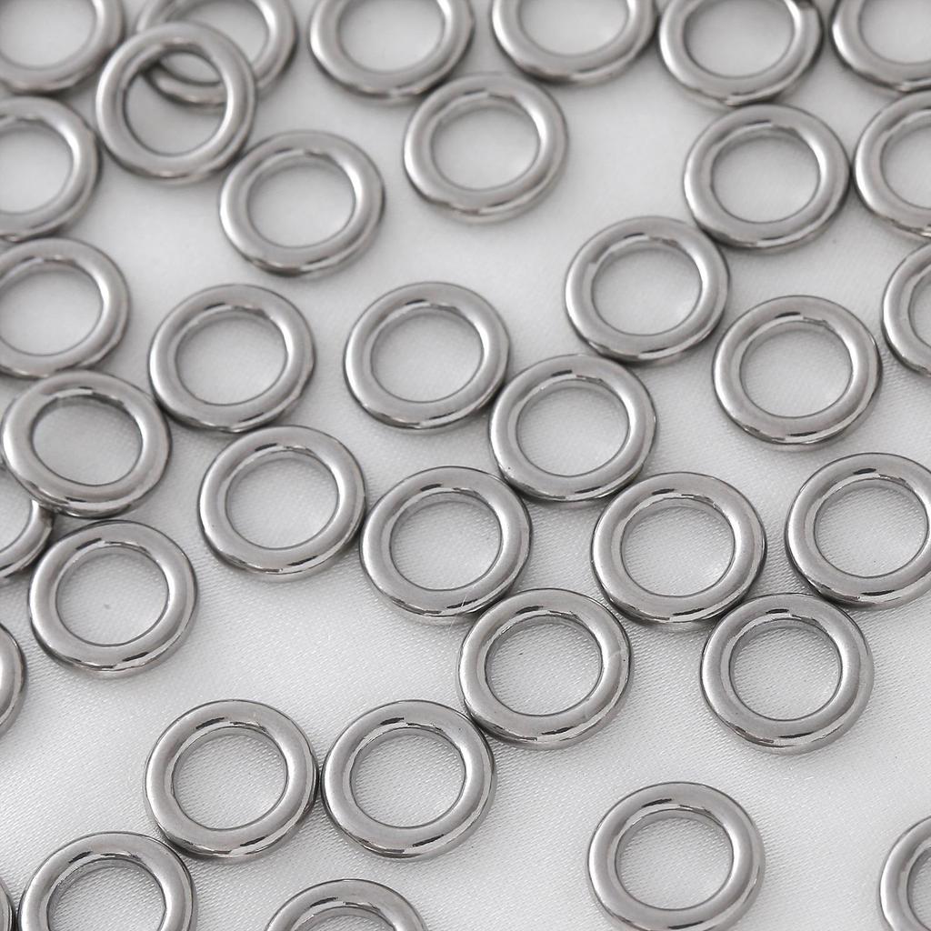 Stainless Steel Jump Rings: Single & Closed Loop for Necklaces, Bracelets, and DIY Accessories