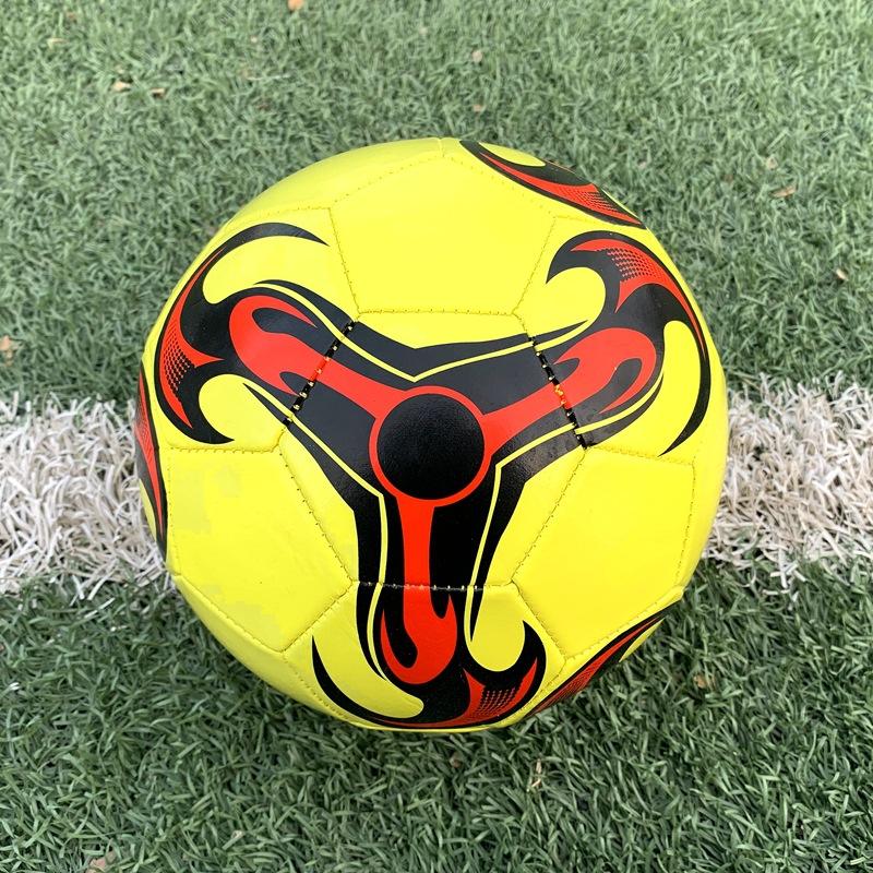 Size 5 Machine-Stitched Soccer Ball Black White Thicken Durable for School Exam Match Training Size 4 3 for Kids Students