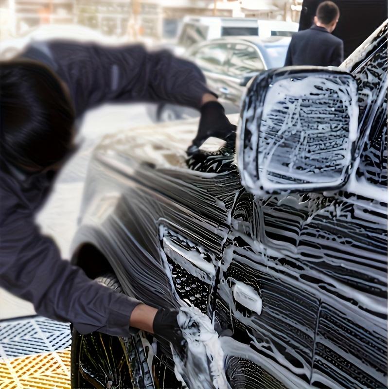 Wool car wash gloves, car polishing gloves, cleaning and polishing car supplies, plush 