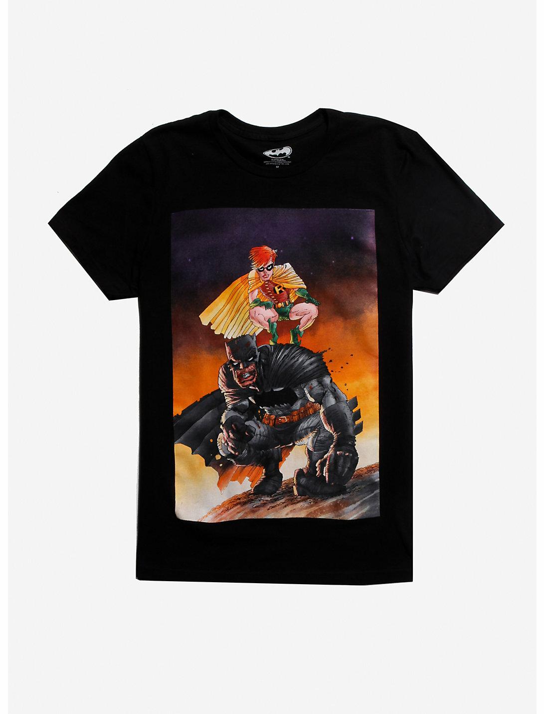 DC Comics Batman 80th Detective Comics Frank Miller Variant Cover T-Shirt, Small S разноцветный