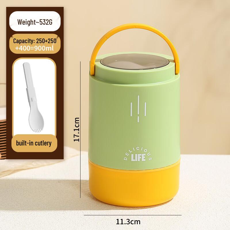 Abay 304 Stainless Steel Insulated Portable Lunch Box
