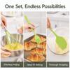 Red Green Kitchen Utensil Set Silicone Cooking Utensil Set Practical Baking Tool Set  Home Bakery