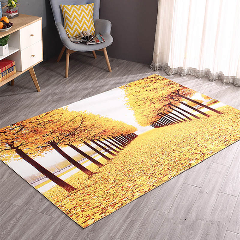 3D Beach Bedroom Bedside Mat Sea Print Rug Kitchen Super Absorbent Bathroom Rug Summer Decoration Mat