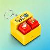 Fingertip Button Keyboard Games Keychain Plastic Cartoon Interactive Keychain Portable With Led Light Phone Stand Office