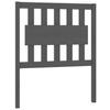 Headboard Gray 80.5x4x100 cm Solid Pine Wood