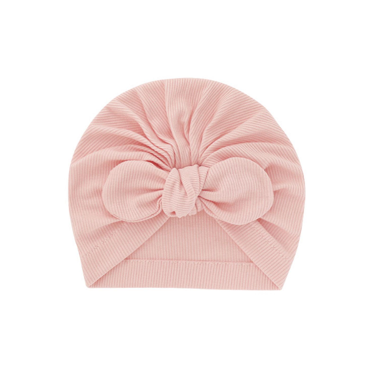 

Милая шапочка-тюрбан с бантом, повязка на голову для новорожденного, мягкая шапочка-чепчик, тюрбан для малышей в возрасте от 0 до 2 лет 13