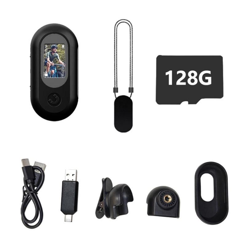 1080P Portable Mini Digital Camera Lightweight Video Recorder 1080P Resolution Wearable Camera for Student Traveler