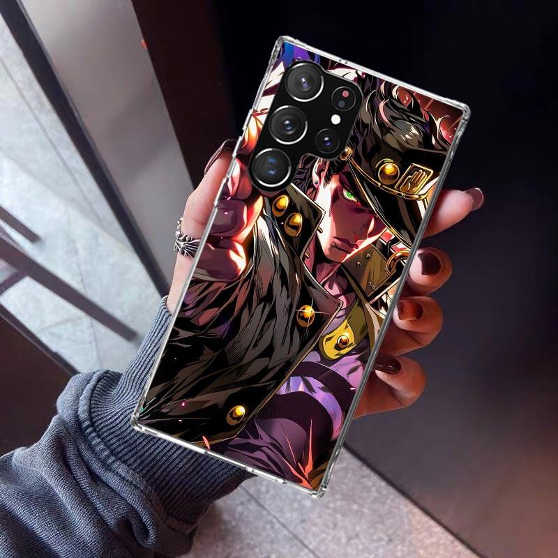 

JoJo s Bizarre Adventure Kujo Jotaro Phone Case For Samsung Galaxy S23 S24 S25 Edge S26 Ultra S22 + S21 Plus S20 FE Cover Silico Samsung S22