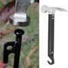 Camping Mallet Tent Stake Peg Puller Hammer Remover Aluminum Alloy Mini Portable Outdoor Tool