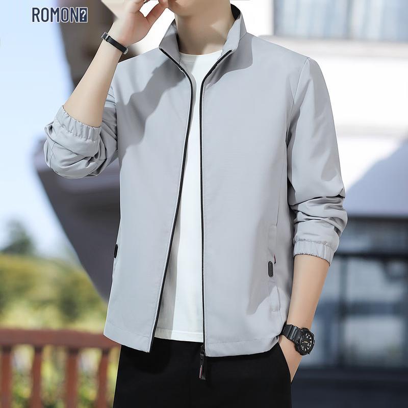 Luomeng Men s Loose Fit Casual Utility Jacket XL