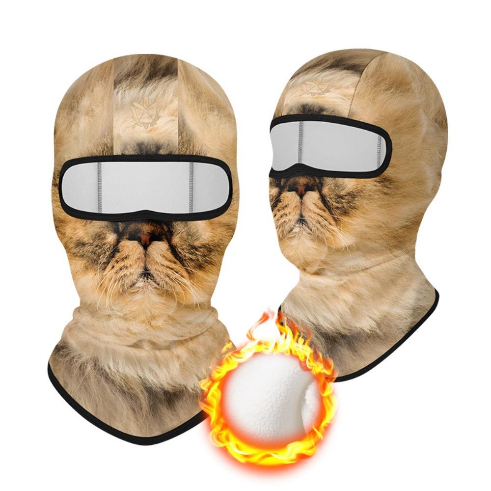 Multi-function Fleece Balaclava Plush MTB Face Mask Winter Bicycle Full Face Cover  for Men Women