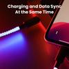 100W Fast Charging RGB Cable  Breathing Light 66W Type C USB C Data Cable For Samsung  Macbook 30W Quick Charge For Xiaomi