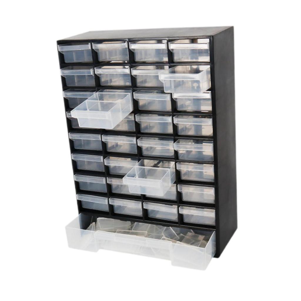 Drawer Storage Cabinet Organizer with Divider Home Container Garage Organization for Hardware Crafts Screws Bolts Small Items