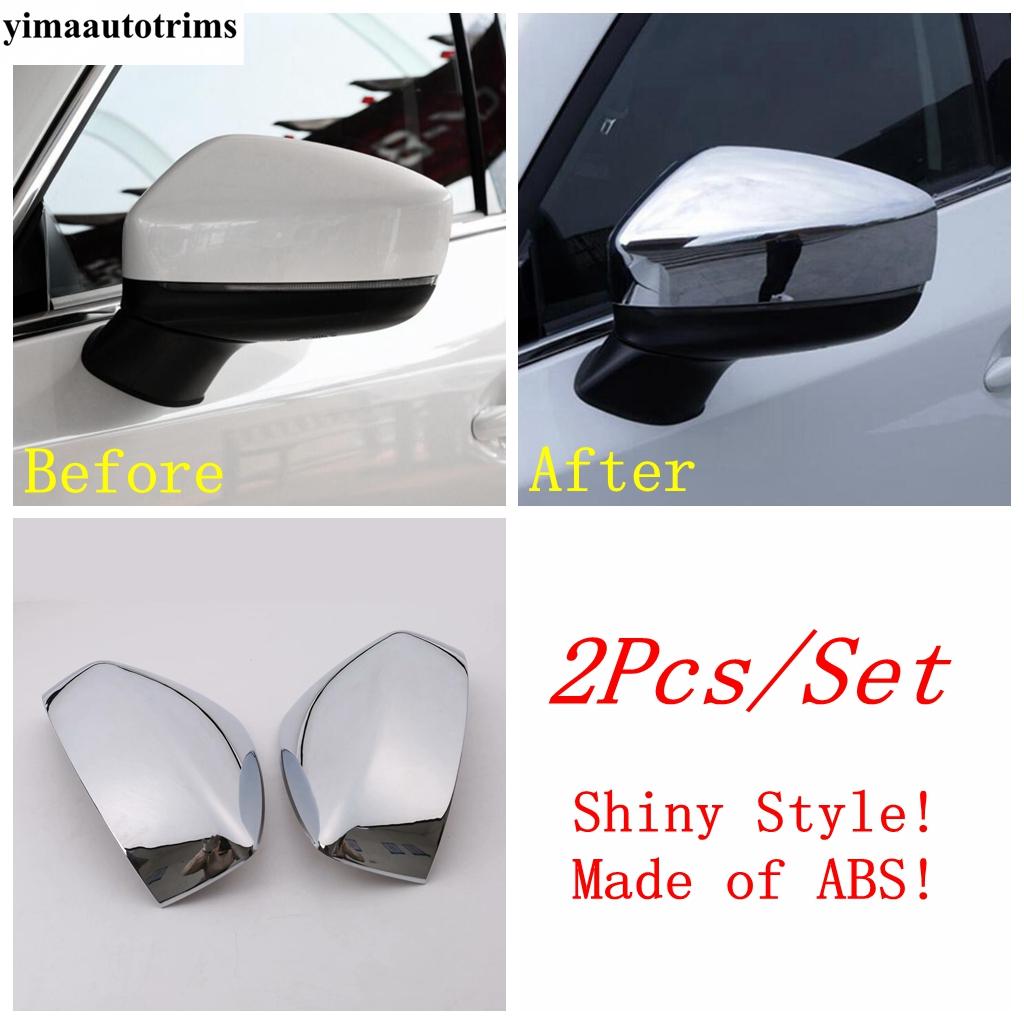 For Mazda CX-8 KG CX8 2017 - Front Head Light Eyebrow Window Sequin Wiper Rearview Mirror Bumper Fog Cover Trim Accessories